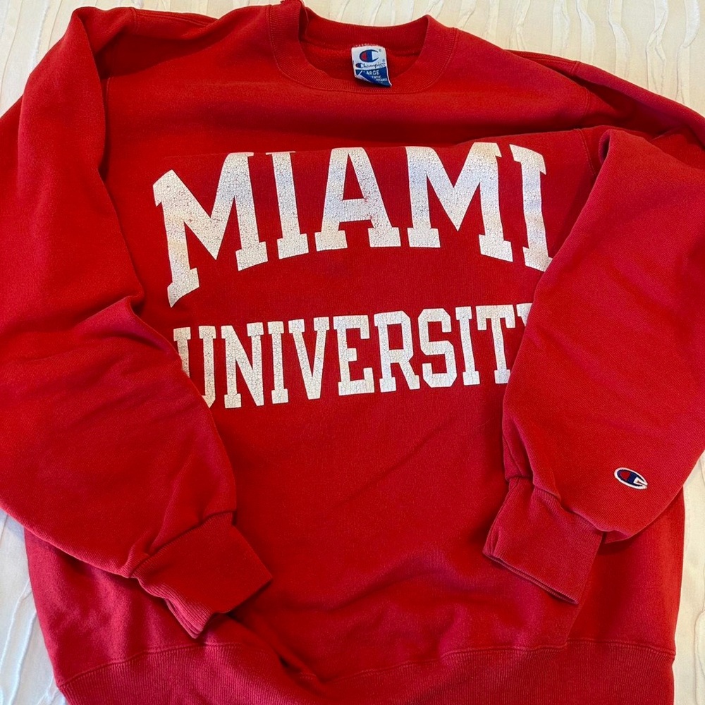 Champion Men's Red Sweatshirt